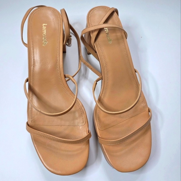 Larroude Shoes - Larroude Gio Block Heel Sandals Size 8.5